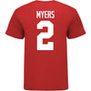 Ohio State Buckeyes Men's Lacrosse Student Athlete #2 Jack Myers T-Shirt