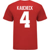 Ohio State Buckeyes Women's Lacrosse Student Athlete #4 Katie Kaucheck T-Shirt - Back View