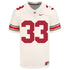 Ohio State Buckeyes Nike #33 Jack Sawyer Student Athlete White Football Jersey - Front View