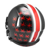 Ohio State Buckeyes Riddell Authentic Black Speed Helmet - Back/Side View