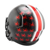 Ohio State Buckeyes Riddell Replica Black Speed Helmet - Back/Side View