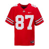 Ohio State Buckeyes Nike #87 Reis Stocksdale Student Athlete Scarlet Football Jersey - Front View