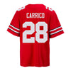 Ohio State Buckeyes Nike #28 Reid Carrico Student Athlete Scarlet Football Jersey - Back View