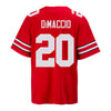 Ohio State Buckeyes Nike #20 Dominic DiMaccio Student Athlete Scarlet Football Jersey - Back View